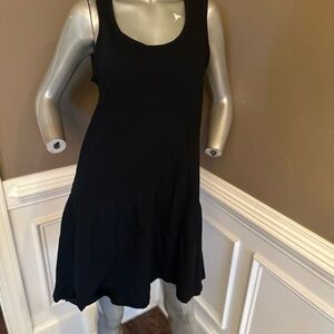 NWT AMADI ANTHROPOLOGIE Scoop Black Shirt Dress Sz M